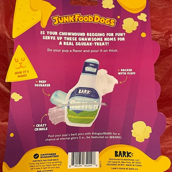 Bark Box Stinky Valley Ranch Dog Toy / New - Picture 2 of 2